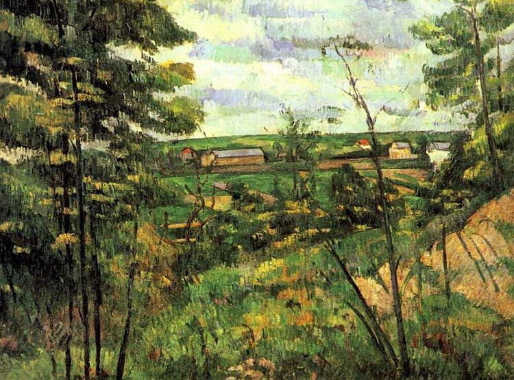 Paul Cezanne Das Tal der Oise Sweden oil painting art